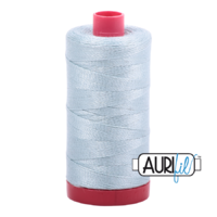 Aurifil 12wt Cotton Mako' 325m Spool - 2847 - Bright Grey Blue