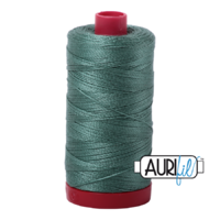 Aurifil 12wt Cotton Mako' 325m Spool - 2850 - Medium Juniper