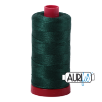 Aurifil 12wt Cotton Mako' 325m Spool - 2885 - Medium Spruce