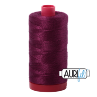Aurifil 12wt Cotton Mako' 325m Spool - 4030 - Plum