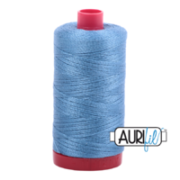 Aurifil 12wt Cotton Mako' 325m Spool - 4140 - Wedgewood
