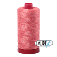 Aurifil 12wt Cotton Mako' 325m Spool - 4250 - Flamingo