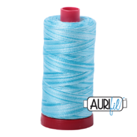 Aurifil 12wt Cotton Mako' 325m Spool - 4663 - Baby Blue Eyes