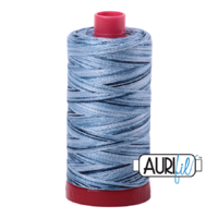 Aurifil 12wt Cotton Mako' 325m Spool - 4669 - Stonewash Blue