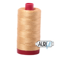 Aurifil 12wt Cotton Mako' 325m Spool - 5001 - Ocher Yellow