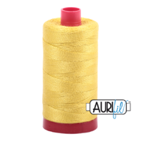 Aurifil 12wt Cotton Mako' 325m Spool - 5015 - Gold Yellow