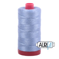 Aurifil 12wt Cotton Mako' 325m Spool - 6720 - Slate