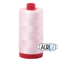 Aurifil 12wt Cotton Mako' 325m Spool - 6723 - Fairy Floss
