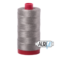 Aurifil 12wt Cotton Mako' 325m Spool - 6732 - Earl Grey