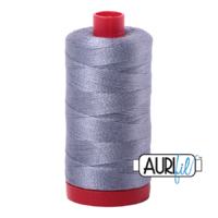 Aurifil 12wt Cotton Mako' 325m Spool - 6734 - Swallow