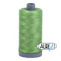 Aurifil 28wt Cotton Mako' 750m Spool - 1114 - Grass Green