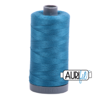 Aurifil 28wt Cotton Mako' 750m Spool - 1125 - Medium Teal