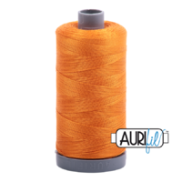 Aurifil 28wt Cotton Mako' 750m Spool - 1133 - Bright Orange