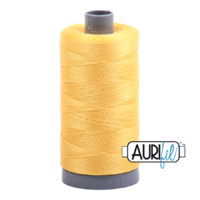 Aurifil 28wt Cotton Mako' 750m Spool - 1135 - Pale Yellow