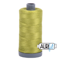 Aurifil 28wt Cotton Mako' 750m Spool - 1147 - Light Leaf Green