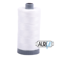 Aurifil 28wt Cotton Mako' 750m Spool - 2021 - Natural White