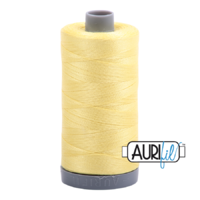 Aurifil 28wt Cotton Mako' 750m Spool - 2115 - Lemon