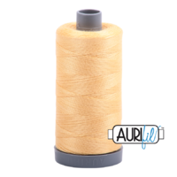 Aurifil 28wt Cotton Mako' 750m Spool - 2130 - Medium Butter