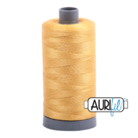 Aurifil 28wt Cotton Mako' 750m Spool - 2134 - Spun Gold