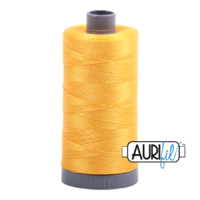 Aurifil 28wt Cotton Mako' 750m Spool - 2135 - Yellow