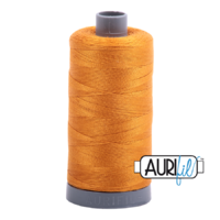 Aurifil 28wt Cotton Mako' 750m Spool - 2140 - Orange Mustard