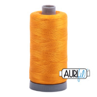 Aurifil 28wt Cotton Mako' 750m Spool - 2145 - Yellow Orange