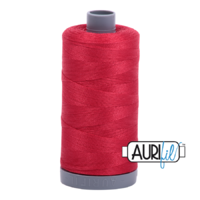 Aurifil 28wt Cotton Mako' 750m Spool - 2250 - Red