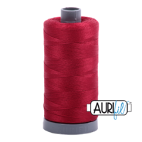 Aurifil 28wt Cotton Mako' 750m Spool - 2260 - Red Wine