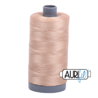 Aurifil 28wt Cotton Mako' 750m Spool - 2314 - Beige