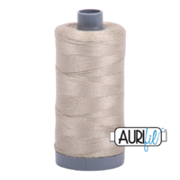 Aurifil 28wt Cotton Mako' 750m Spool - 2324 - Stone