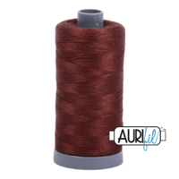 Aurifil 28wt Cotton Mako' 750m Spool - 2360 - Chocolate