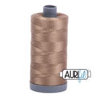 Aurifil 28wt Cotton Mako' 750m Spool - 2370 - Sandstone