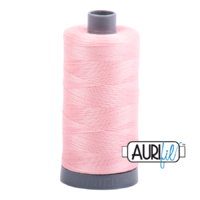 Aurifil 28wt Cotton Mako' 750m Spool - 2415 - Blush Pink
