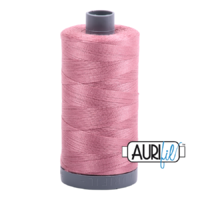 Aurifil 28wt Cotton Mako' 750m Spool - 2445 - Victorian Rose