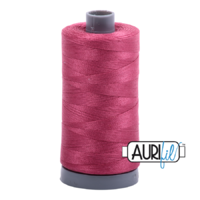 Aurifil 28wt Cotton Mako' 750m Spool - 2455 - Medium Carmine Red