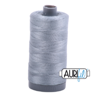 Aurifil 28wt Cotton Mako' 750m Spool - 2610 - Light Blue Grey