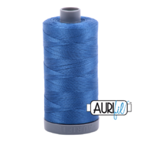 Aurifil 28wt Cotton Mako' 750m Spool - 2730 - Delft Blue