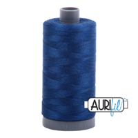 Aurifil 28wt Cotton Mako' 750m Spool - 2780 - Dark Delft Blue