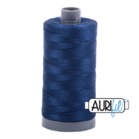 Aurifil 28wt Cotton Mako' 750m Spool - 2783 - Medium Delft Blue