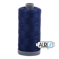 Aurifil 28wt Cotton Mako' 750m Spool - 2784 - Dark Navy