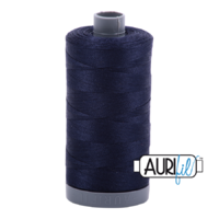 Aurifil 28wt Cotton Mako' 750m Spool - 2785 - Very Dark Navy