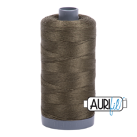 Aurifil 28wt Cotton Mako' 750m Spool - 2905 - Army Green