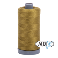 Aurifil 28wt Cotton Mako' 750m Spool - 2910 - Medium Olive