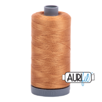 Aurifil 28wt Cotton Mako' 750m Spool - 2930 - Golden Toast