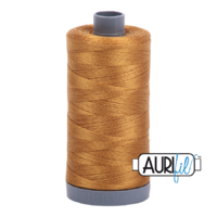 Aurifil 28wt Cotton Mako' 750m Spool - 2975 - Brass