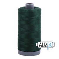 Aurifil 28wt Cotton Mako' 750m Spool - 4026 - Forest Green