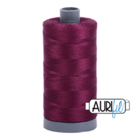 Aurifil 28wt Cotton Mako' 750m Spool - 4030 - Plum