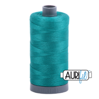 Aurifil 28wt Cotton Mako' 750m Spool - 4093 - Jade