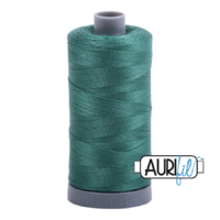 Aurifil 28wt Cotton Mako' 750m Spool - 4129 - Turf Green