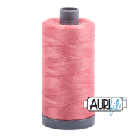 Aurifil 28wt Cotton Mako' 750m Spool - 4250 - Flamingo